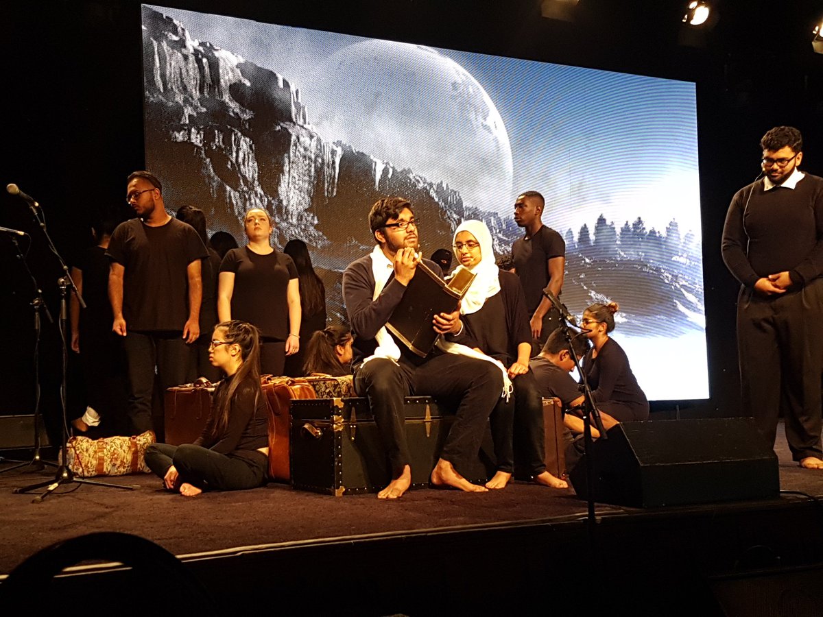 A photo of the Amanah play created by students of Maple H.S.